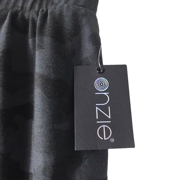 Onzie M/L Divine Sweet Jogger Pants Black Grey Camo Lounge Athleisure Comfy NEW - Picture 5 of 10